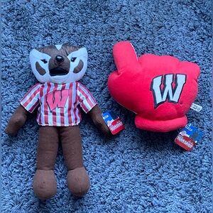 Wisconsin Badgers Plush Set